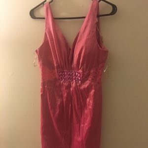 Pink party dress